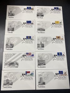 FDC 4303-12 Flags Of Our Nation First Day Of Issued 2010 - 10 ArtCraft Covers