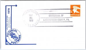 US SPECIAL EVENT COVER CENTENNIAL OF LACKAWANNA COUNTY PENNSYLVANIA 1980 - E