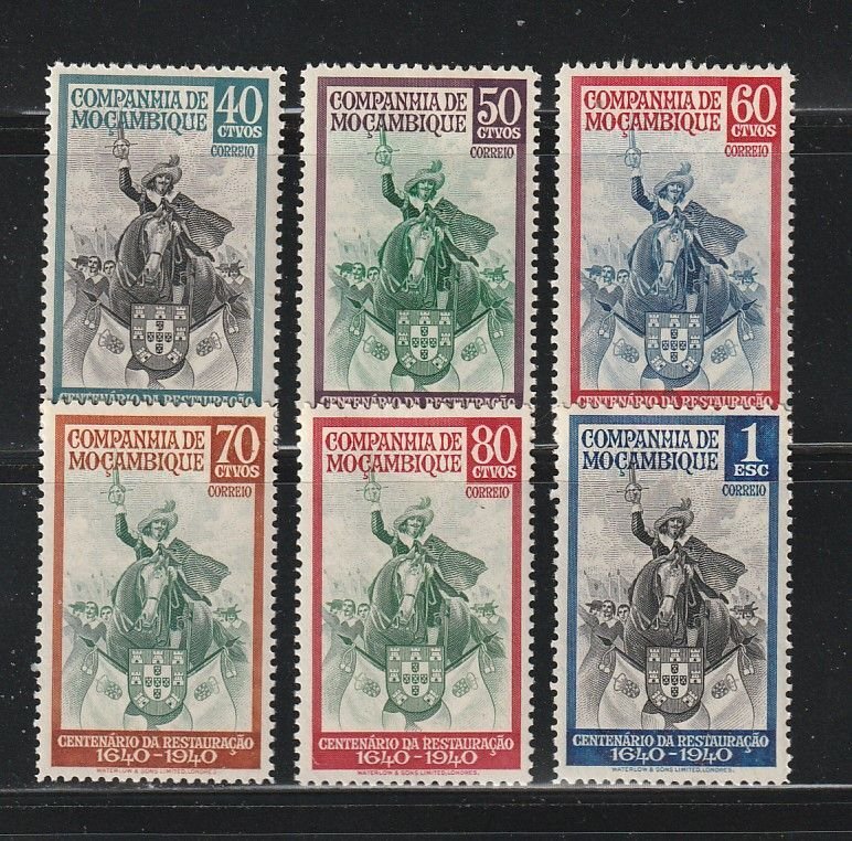 Mozambique Company 202-207 Set MNH King John IV (B)