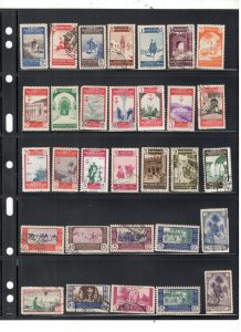 SPANISH MOROCCO COLLECTION ON STOCK SHEET MINT/USED