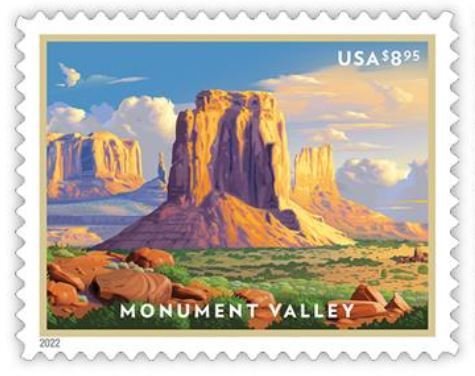 5666 Priority Mail, Monument Valley, MNH (pjm) *