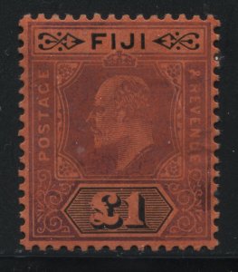 Fiji KEVII 1912 £1 mint o.g. hinged