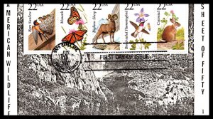 #2286-2335 American Wildlife SET- COIN 4 CACHET SET of 10