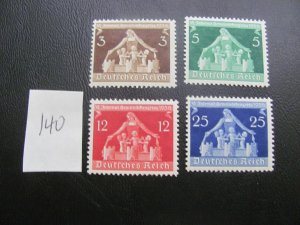 Germany 1936 MNH SC 473-476  SET VF/XF 20 EUROS (140)