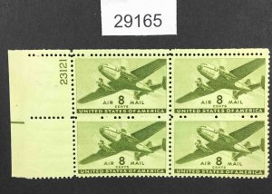 US STAMPS  #C26 MINT OG NH PLATE BLOCK LOT #29165