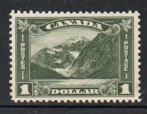 Canada Sc 177 1930 $1 Mt Edith Cavell stamp mint NH