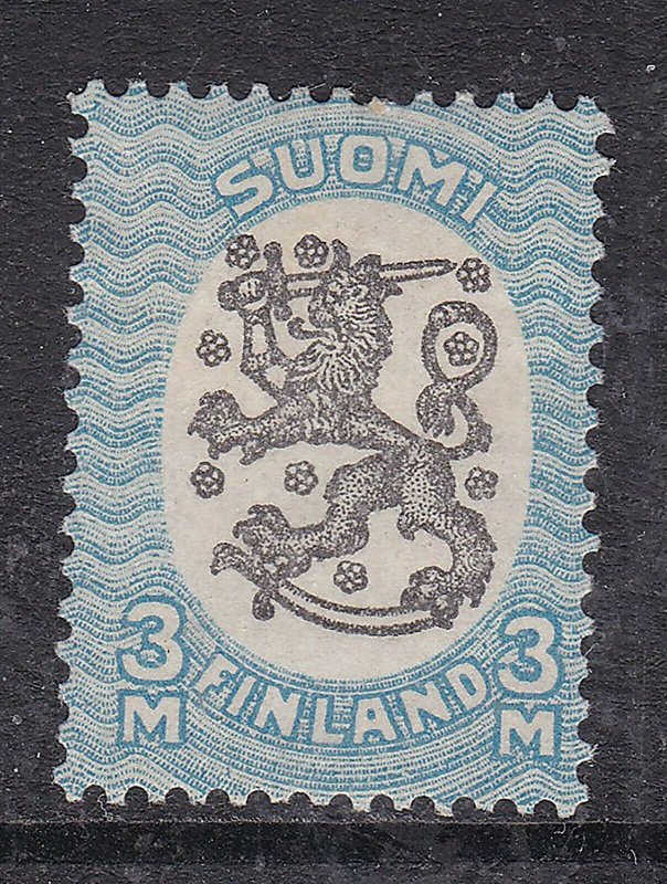 FINLAND^^^^sc#106 KEY  LION   MNH  high value 3M   cat$ 60.00@ dcc752finl