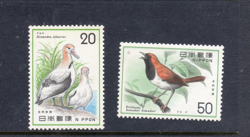 JAPAN BIRDS MNH VF