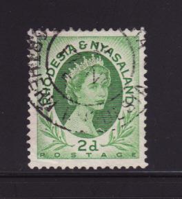 Rhodesia and Nyasaland 143 U Queen Elizabeth II (B)