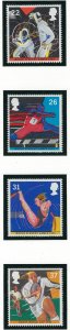 Great Britain 1378-81 MNH 1991 Sports (fe5303)