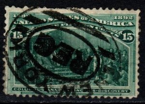 US #238 Used CV $80.00 (X4349)