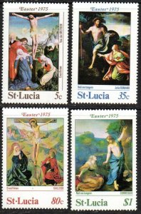 St. Lucia Sc #369-372 Mint Hinged