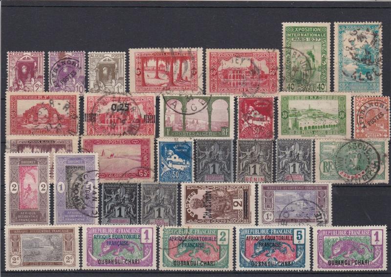 French Colonies Mixed Collectable Stamps Ref 27856