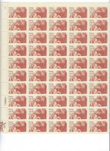 Catalog # 2011 Sheet of 50 Stamps Aging