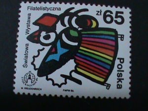 POLAND-1986-SC#2756 STOCKHOLMIA'86 STAMPS SHOW MNH VF COMPLETE SET