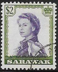 Sarawak 210 Used - Elizabeth II