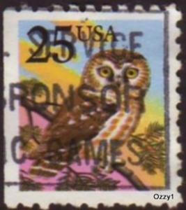 USA 1988 Sc#2285 25c Owl USED.