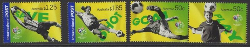 AUSTRALIA SG2642/5 2006 WORLD CUP MNH 