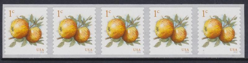 5037 Apples Strip  MNH