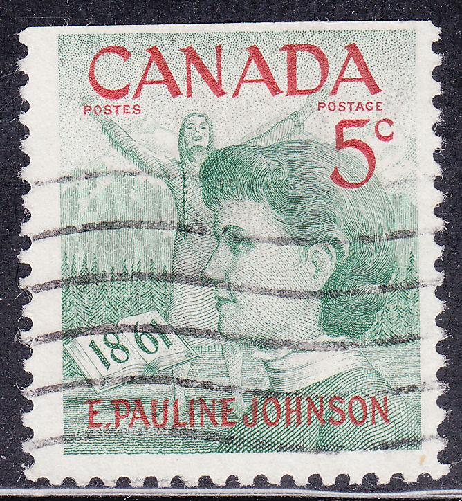 Canada 392 E. Pauline Johnson 5¢ 1961