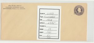 Scott# U469 Die 143A UPSS#2985 US envelope.