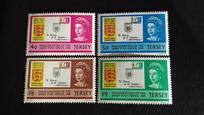 Jersey 1969 Independence of Jersey Mail Office Mint