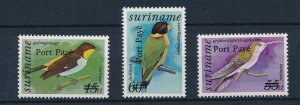 [SU798] Suriname Surinam 1994 Birds Port Paye Overprint MNH