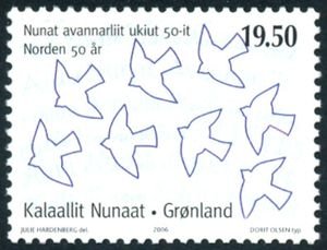 Greenland 2006 #470 MNH. Birds