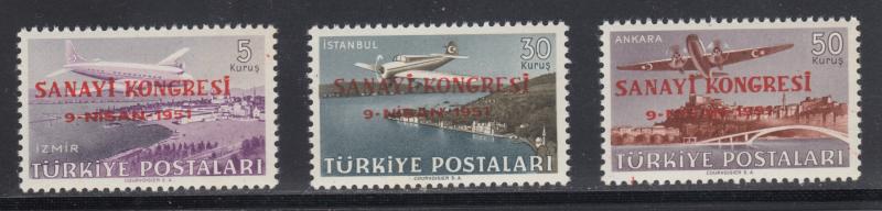 Turkey   #c1-56   mnh   cat $173.00 - complete airmail set