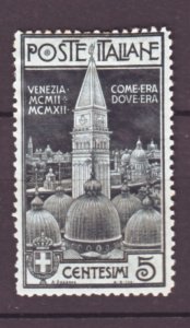 J22534 Jlstamps 1912 italy mhr #124 venice