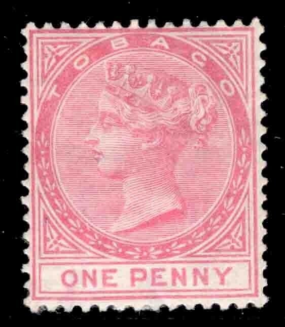 MOMEN: TOBAGO SG #1 1879 MINT OG H £140 LOT #66283