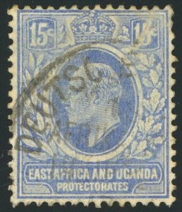 East Africa & Uganda Protectorate #36 British Commonwealth 15c Postage Used