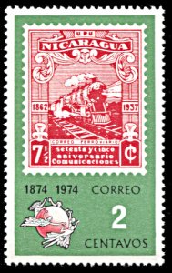 Nicaragua 939, MNH, Universal Postal Union Centennial