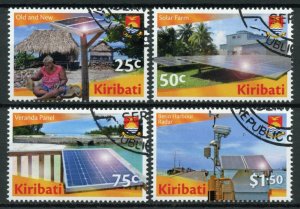 Kiribati Landscapes Stamps 2020 CTO Solar Energy Environment Nature 4v Set B