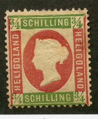 Heligoland, Scott #10, Unused, Hinged, Probable reprint