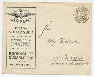 Postal stationery Bayern 1910 Argon - Transport - Wheel wing