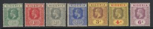 Nigeria, Scott 1-7 (SG 1-7), MHR