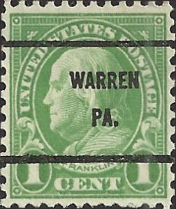 # 632 USED GREEN BEN FRANKLIN
