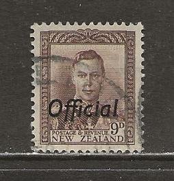 New Zealand Scott catalog # O97 Used