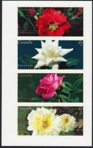 Canada 2001 , Roses MNH Bklt  # 1914a
