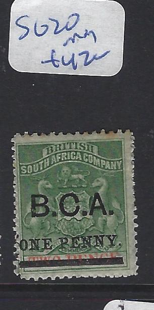 BRITISH CENTRAL AFRICA (PP1203B)  ARMS  1D/2D  SG 20  MOG