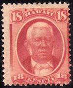 United States/Hawaii #34, unused NG, CV $95.00