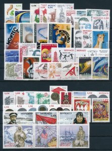 Monaco 2008 Complete Year Set  MNH