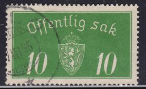 Norway O12 Coat of Arms 1933