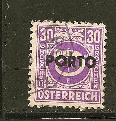 Austria J198 Postage Due Used