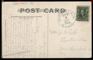 USA 1908 Montclair Denver Colorado Cover R2 DPO Ute Pass PPC Cover 94289