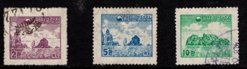 Korea - #200 - 202 Dok Do set/3  - Used