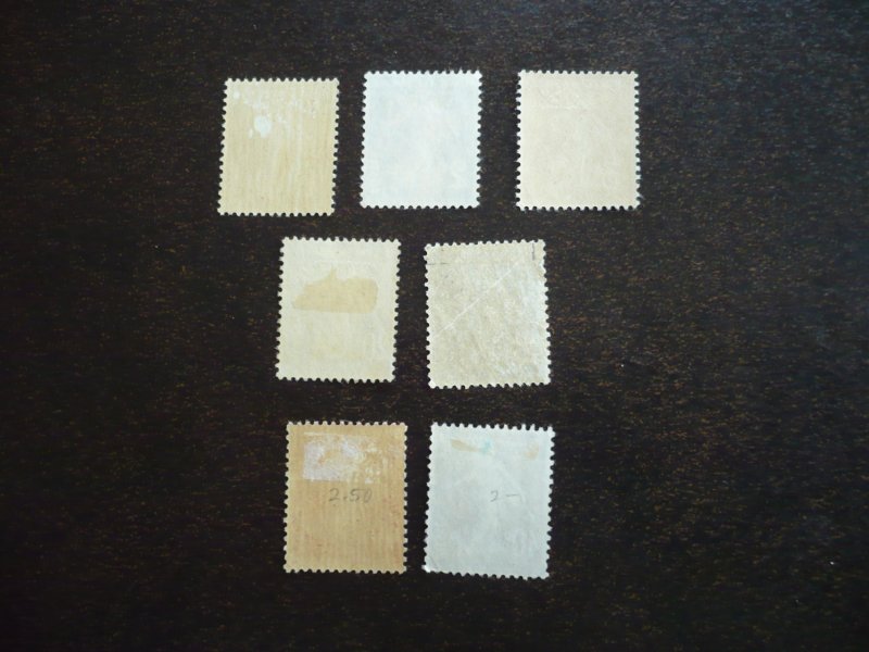 Stamps - France - Scott#156-158,167,168,178,179-Mint Hinged Part Set of 7 Stamps