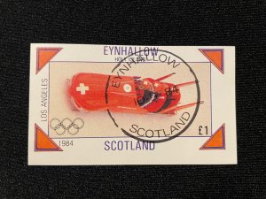 SCOTLAND 1984 : BOBSLEIGH OLYMPICS LA 1984 - CTO S/S