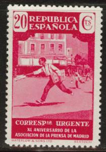 SPAIN Scott E15 MNH** Newsboy special delivery 1936